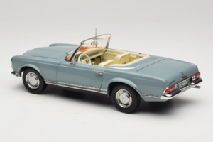 Mercedes 230 SL W113 Horizon Blue Norev 1:18 183992 Metal - imaginea 8 din 9