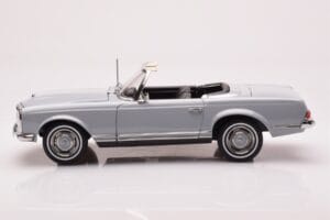 Mercedes 230 SL W113 Pagoda Gri Norev 1:18 183990 Metal - imaginea 5 din 8