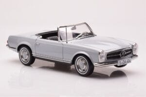 Mercedes 230 SL W113 Pagoda Gri Norev 1:18 183990 Metal - imaginea 6 din 8