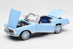 Mercedes 230 SL W113 Pagoda Horizon Albastru Ediție Dealer Norev 1:18 B66040633 Metal - imaginea 2 din 10