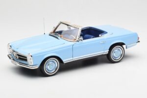 Mercedes 230 SL W113 Pagoda Horizon Albastru Ediție Dealer Norev 1:18 B66040633 Metal