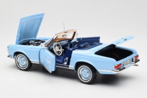 Mercedes 230 SL W113 Pagoda Horizon Albastru Ediție Dealer Norev 1:18 B66040633 Metal - imaginea 7 din 10