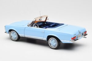 Mercedes 230 SL W113 Pagoda Horizon Albastru Ediție Dealer Norev 1:18 B66040633 Metal - imaginea 9 din 10