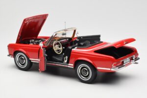 Mercedes 230 SL W113 Pagoda Roșu Norev 1:18 B660640596 Metal - imaginea 5 din 8