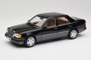 Mercedes 230E W124 AMG Wheels Negru Ediție Limitată Norev 1:18 183950 Metal