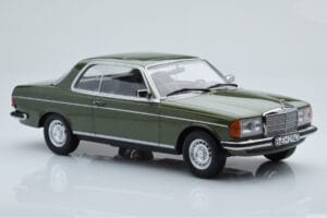 Mercedes 280 CE W123 Coupe Verde Norev 1:18 183704 Metal - imaginea 4 din 6