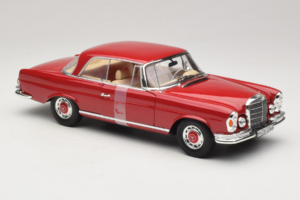 Mercedes 280 SE Coupe Roșu Norev 1:18 183527 Metal - imaginea 4 din 6