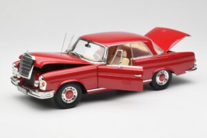 Mercedes 280 SE W108 Roșu Norev 1:18 193527 Metal - imaginea 2 din 8