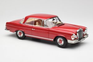 Mercedes 280 SE W108 Roșu Norev 1:18 193527 Metal - imaginea 6 din 8
