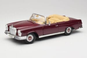 Mercedes 280SE W108 Bordeaux Roșu Maisto 1:18 31811 Metal