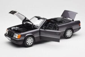 Mercedes 300 CE-24 W124 Cabriolet Violet Metallic Norev 1:18 183567 Metal - imaginea 2 din 10