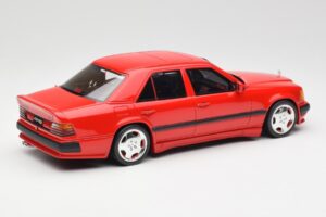 Mercedes 300E W124 6.0 AMG Signal Roșu Otto 1:18 OT1104 Rășină - imaginea 2 din 6