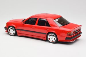 Mercedes 300E W124 6.0 AMG Signal Roșu Otto 1:18 OT1104 Rășină - imaginea 5 din 6