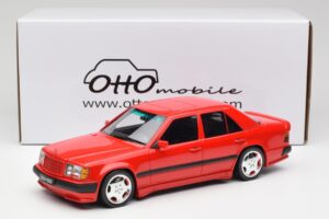 Mercedes 300E W124 6.0 AMG Signal Roșu Otto 1:18 OT1104 Rășină - imaginea 6 din 6