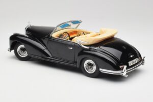 Mercedes 300 S W188 Cabriolet Negru Tchibo 1:18 36782 Metal - imaginea 7 din 8