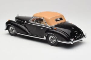 Mercedes 300 SC W188 Cabriolet Softtop Negru KK-Scale 1:18 KKDC180943 Metal - imaginea 5 din 6