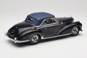 Mercedes 300 SC W188 Cabriolet Softtop Albastru Închis KK-Scale 1:18 KKDC180944 Metal - imaginea 2 din 6