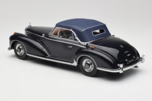 Mercedes 300 SC W188 Cabriolet Softtop Albastru Închis KK-Scale 1:18 KKDC180944 Metal - imaginea 5 din 6