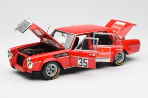 Mercedes 300 SEL 6.8 #35 H. Kelleners Hockenheim 1973 Minichamps 1:18 100713435 Metal - imaginea 2 din 8