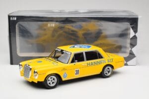 Mercedes 300 SEL 6.8 W109 #38 H. Heyer Season Finale Hockenheim 1971 Minichamps 1:18 155713438 Metal - imaginea 6 din 6