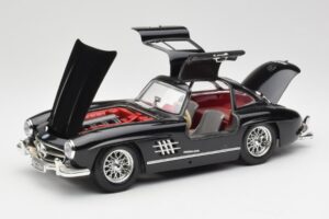 Mercedes 300 SL W198 Negru Bburago 1:18 35791 Metal - imaginea 2 din 8