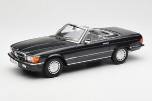 Mercedes 300 SL R107 Negru Pearl Ediție Dealer Norev 1:18 B66040678 Metal