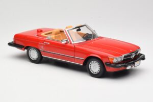 Mercedes 300 SL R107 Roșu Norev 1:18 B66040623 Metal - imaginea 6 din 8