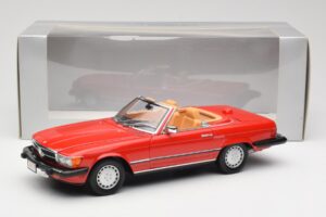Mercedes 300 SL R107 Roșu Norev 1:18 B66040623 Metal - imaginea 8 din 8