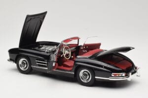 Mercedes 300 SL W198 Roadster Negru Minichamps 1:18 180039036 Metal - imaginea 5 din 8