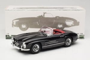Mercedes 300 SL W198 Roadster Negru Minichamps 1:18 180039036 Metal - imaginea 8 din 8