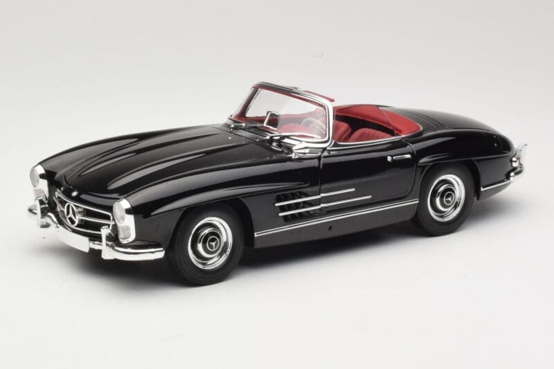 Mercedes 300 SL W198 Roadster Negru Minichamps 1:18 180039036 Metal