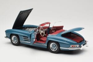 Mercedes 300 SL W198 Roadster Albastru Minichamps 1:18 180039035 Metal - imaginea 5 din 8