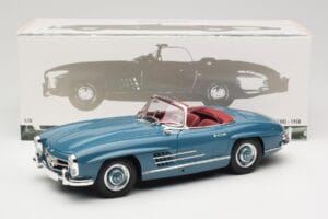 Mercedes 300 SL W198 Roadster Albastru Minichamps 1:18 180039035 Metal - imaginea 8 din 8