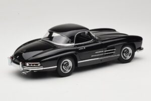 Mercedes 300 SL W198 Roadster With Hardtop Negru Minichamps 1:18 180039040 Metal - imaginea 3 din 8