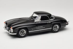 Mercedes 300 SL W198 Roadster With Hardtop Negru Minichamps 1:18 180039040 Metal