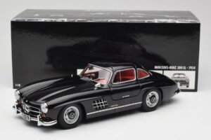 Mercedes 300 SL W198 Negru Minichamps 1:18 180039004 Metal - imaginea 8 din 8