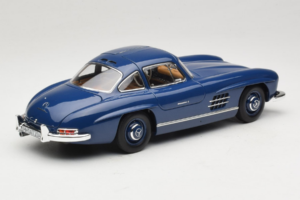 Mercedes 300 SL W198 Albastru Norev 1:18 183852 Metal - imaginea 3 din 8