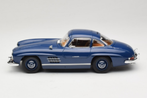 Mercedes 300 SL W198 Albastru Norev 1:18 183852 Metal - imaginea 4 din 8