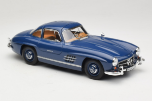 Mercedes 300 SL W198 Albastru Norev 1:18 183852 Metal - imaginea 6 din 8