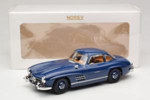 Mercedes 300 SL W198 Albastru Norev 1:18 183852 Metal - imaginea 8 din 8