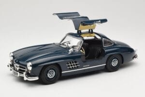 Mercedes 300 SL W198 Gullwing Albastru Închis Minichamps 1:18 110037216 Metal - imaginea 2 din 8