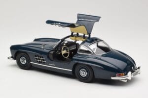 Mercedes 300 SL W198 Gullwing Albastru Închis Minichamps 1:18 110037216 Metal - imaginea 5 din 8