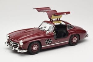Mercedes 300 SL W198 Gullwing Roșu Închis Minichamps 1:18 110037218 Metal - imaginea 2 din 8