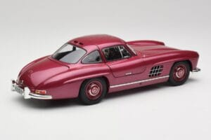 Mercedes 300 SL W198 Roșu Aprins Minichamps 1:18 180039008 Metal - imaginea 3 din 8