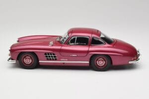 Mercedes 300 SL W198 Roșu Aprins Minichamps 1:18 180039008 Metal - imaginea 4 din 8