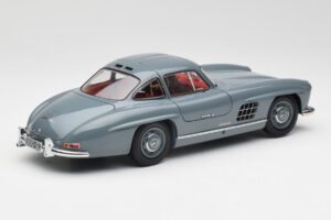 Mercedes 300 SL W198 Graphite Gri Minichamps 1:18 180039005 Metal - imaginea 3 din 8