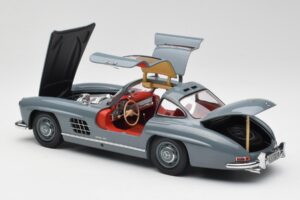 Mercedes 300 SL W198 Graphite Gri Minichamps 1:18 180039005 Metal - imaginea 5 din 8