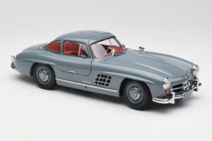 Mercedes 300 SL W198 Graphite Gri Minichamps 1:18 180039005 Metal - imaginea 6 din 8
