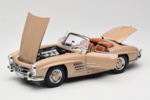 Mercedes 300 SL W198 Roadster Maro Deschis Minichamps 1:18 180039032 Metal - imaginea 2 din 8