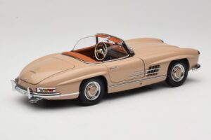 Mercedes 300 SL W198 Roadster Maro Deschis Minichamps 1:18 180039032 Metal - imaginea 3 din 8